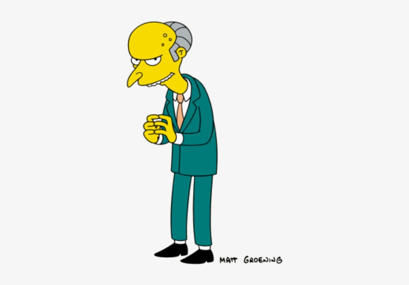 The Lascivious - Mr Burns Villains, transparent png download