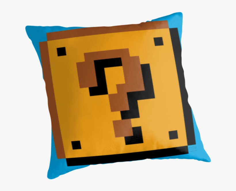 Question Mark Block Throw Pillows By Rk9nation Minecraft Pixel Art Mario Block Transparent Png 875x875 Free Download On Nicepng Question Mark Block Throw Pillows By Rk9nation Minecraft Pixel Art Mario Block Transparent Png 875x875 Free Download On Nicepng