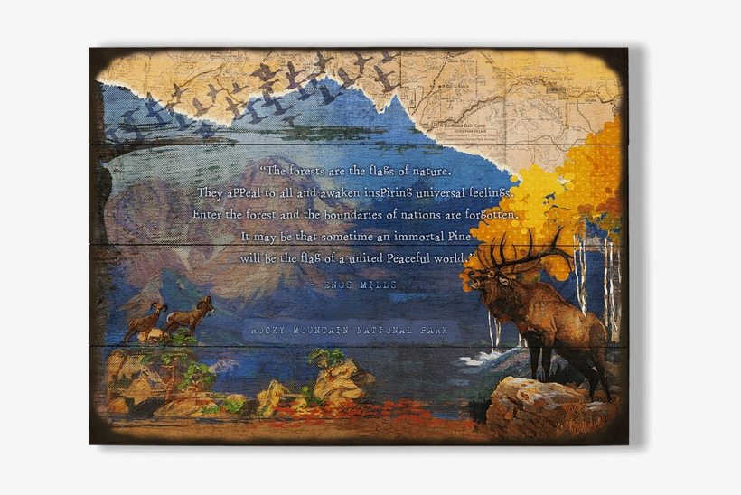 Rocky Mountain National Sign - Rocky Mountains, transparent png download