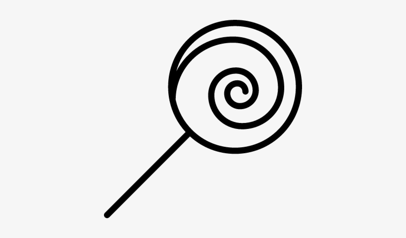 Swirl Lollipop Vector - Candy, transparent png download