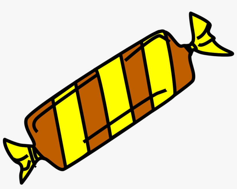 Lollipop Clipart Wrapped - Candy Clip Art, transparent png download