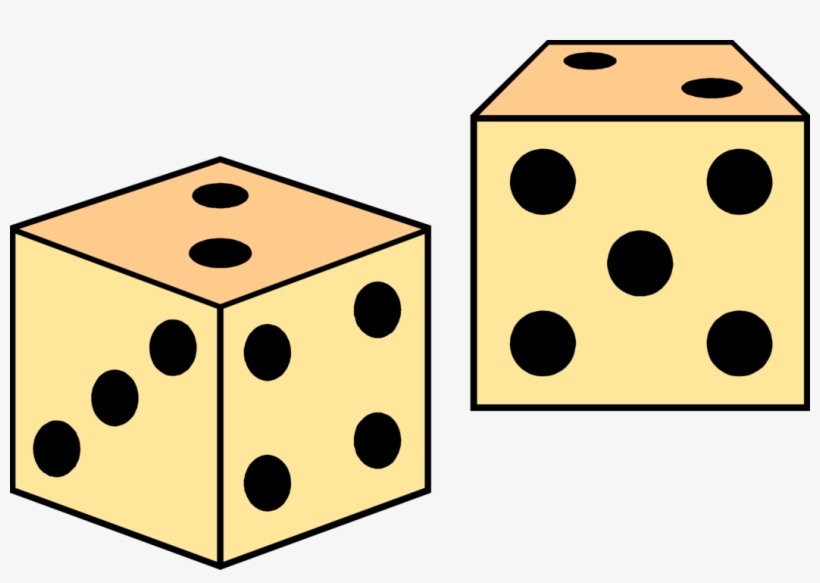 Vector Illustration Of Dice Used In Pairs In Casino, transparent png download