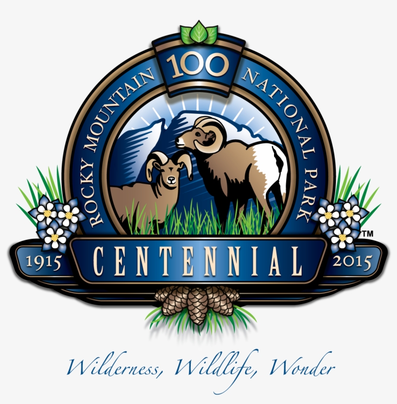 Centennial Logo - Rocky Mountain National Park, transparent png download