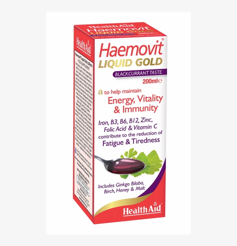 Healthaid Haemovit Gold Tonic Liquid 200ml, transparent png download