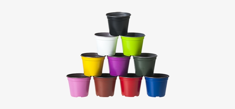 Our High-quality Pots In New Variety Of Colours - Plastic, transparent png download