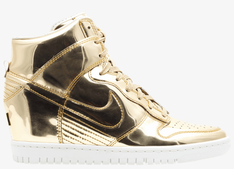 Wmns Dunk Sky Hi Sp 'liquid Gold' - Nike, transparent png download