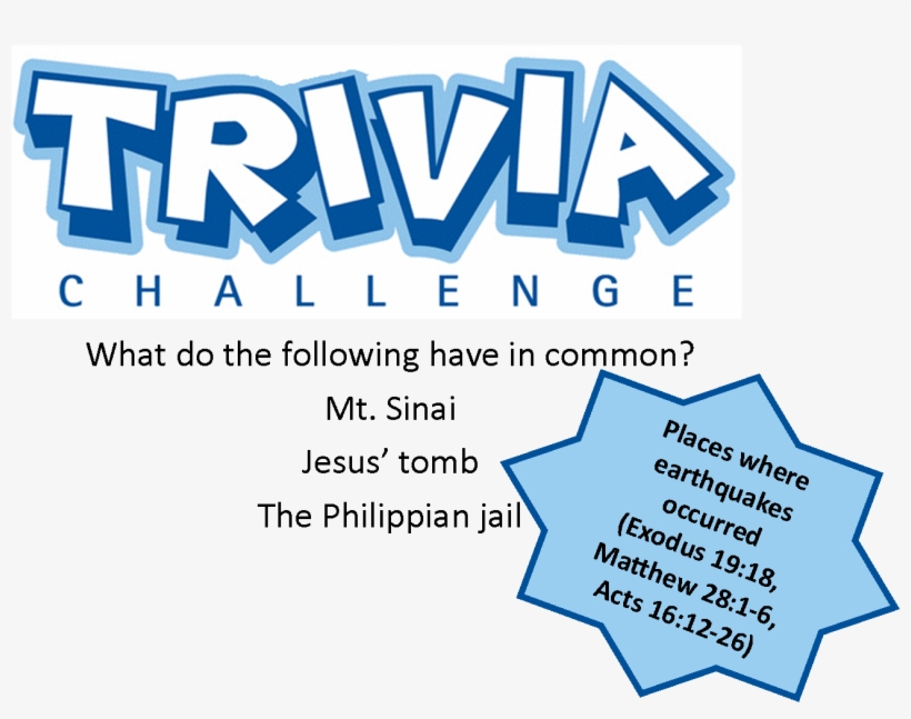 Answer To Previous Trivia Challenge - Trivia Challenge, transparent png download