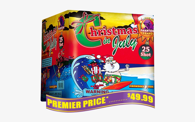 Christmas Of July 500 Gram Fireworks Repeater - Phantom Fireworks Christmas In July, transparent png download