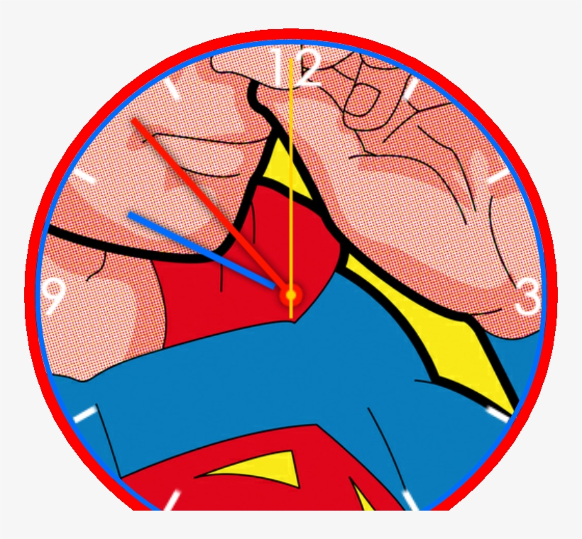 Superman Mining Watch Face Preview, transparent png download