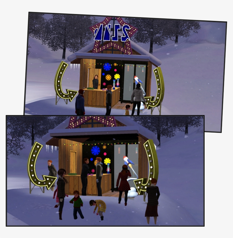 Selling Fireworks - Ski Lift Exit, transparent png download
