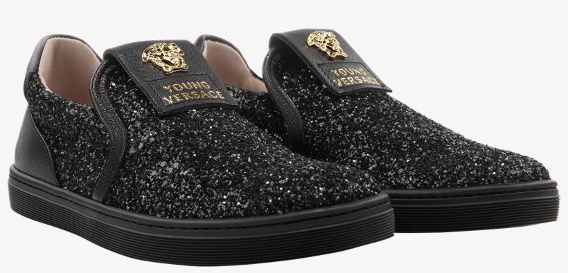 Glitter Palazzo Sneakers - کفش ورساچ, transparent png download