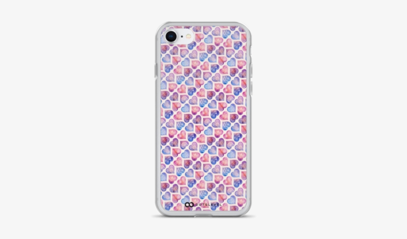 Bullet Journal Notebook Ethnic Watercolor Hearts Pattern, transparent png download