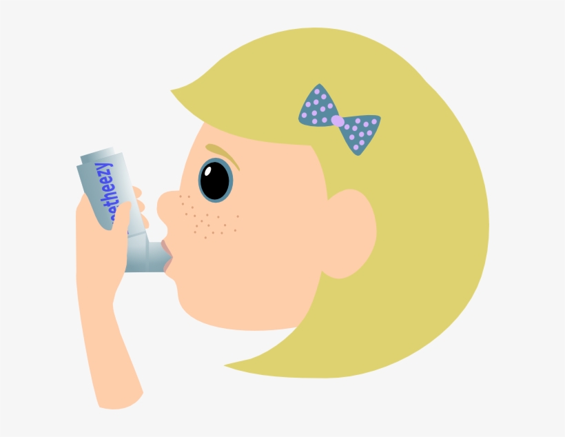 How To Set Use Child With Asthma Svg Vector - Asthma Clipart, transparent png download