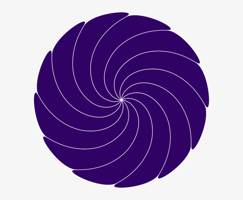 Purple Swirl Clip Art At Clker - Art, transparent png download