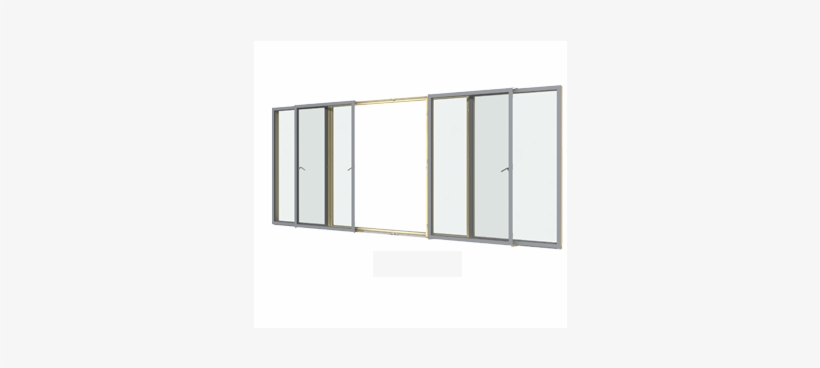 The Bi-parting Velfac Sliding Doors Provide Up To A - Sliding Door, transparent png download
