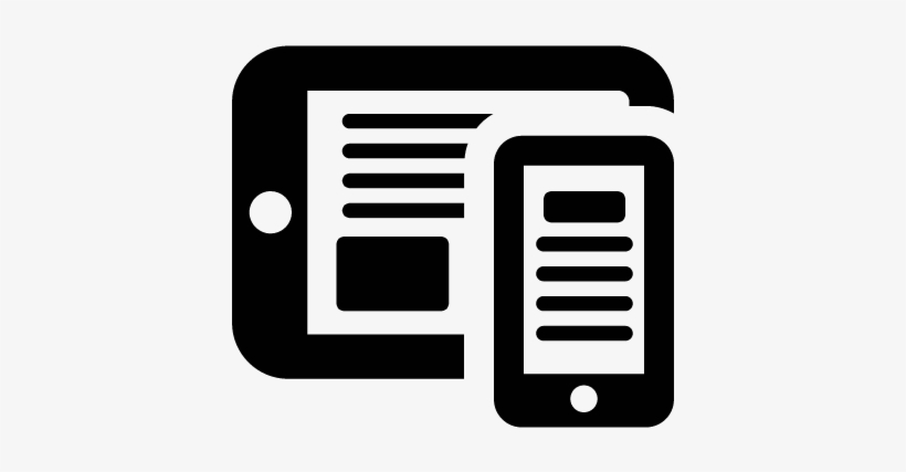 Tablet And Phone Vector - Mobile Phone, transparent png download