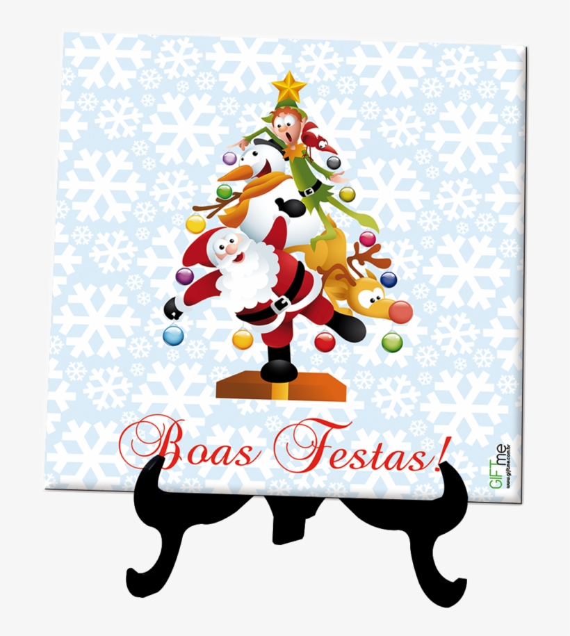 Azulejo Personalizado Boas Festas - Crazy Christmas! A Jolly Holiday Songbook Or Program, transparent png download