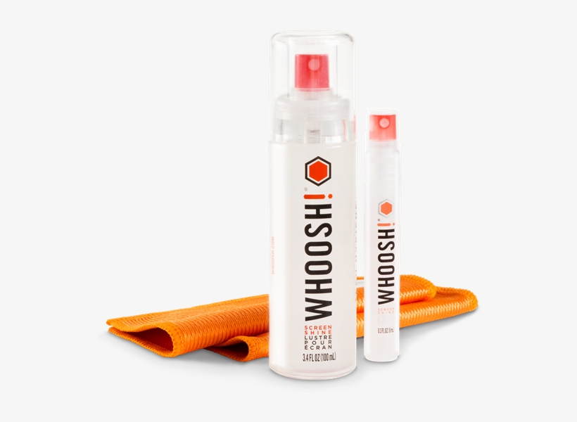 Whoosh Screen Shine Duo 100ml 8ml - Whoosh! Screen Shine Duo Box - 100 + 8 Ml Cleaning, transparent png download