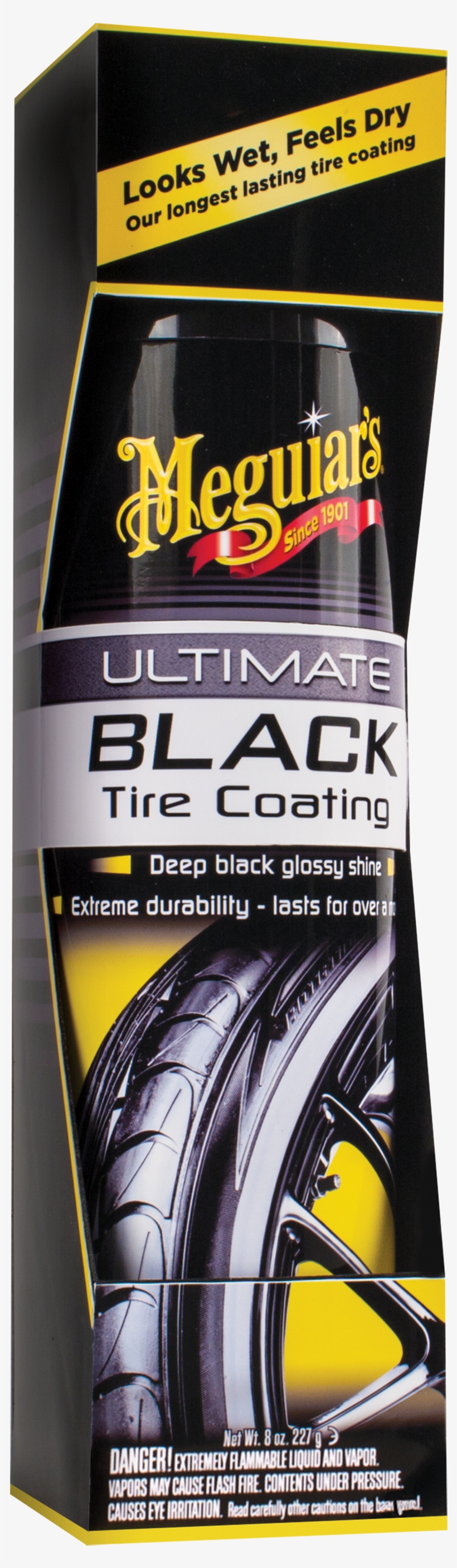 Ultimate Black Tire Coating - Meguiar's G16008 Ultimate Black Tire Coating, transparent png download