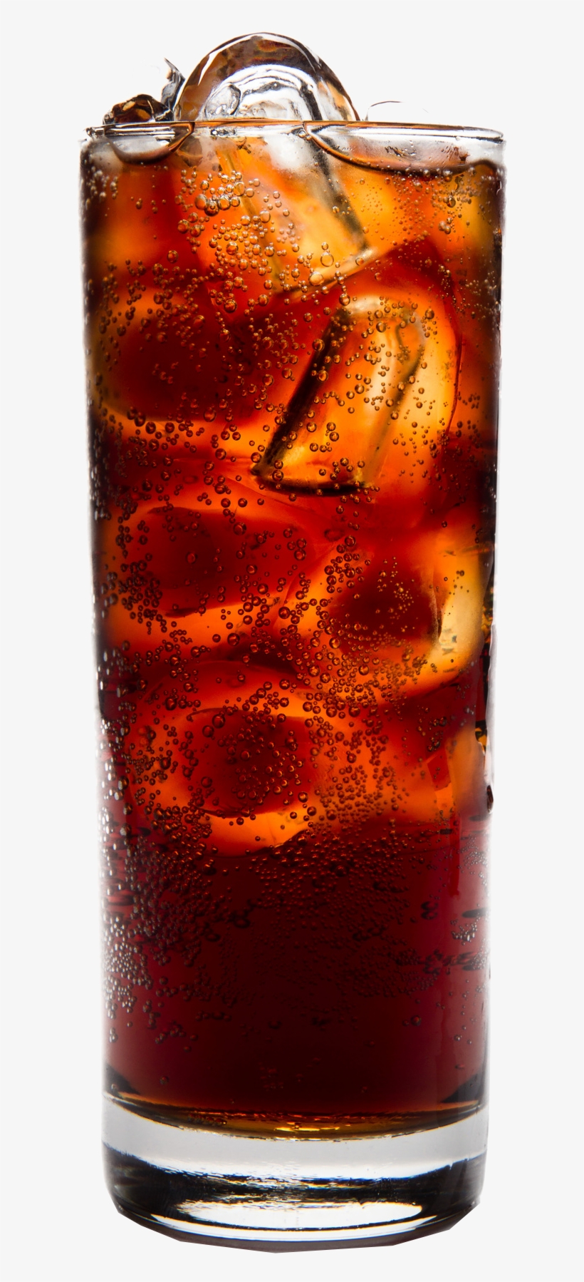 Cola With Ice Cubes Png Image - 冰 紅茶, transparent png download