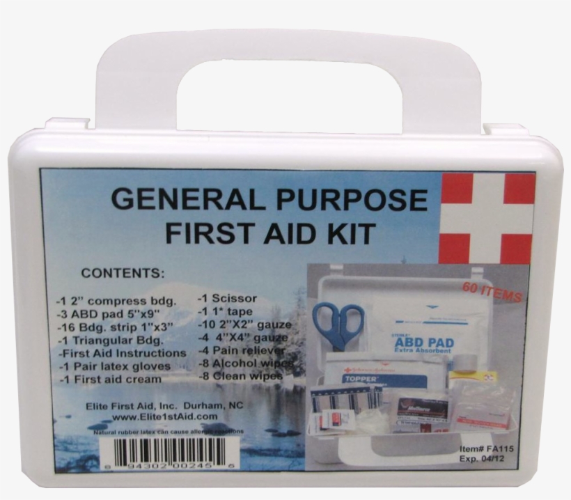 Fa115 Fa115 - Elite Fa115 First Aid Kit - General Purpose, transparent png download