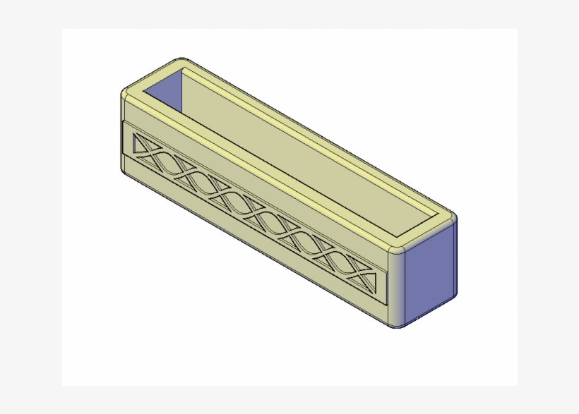 Stone Garden Planter 3d Dwg Model - Autocad, transparent png download