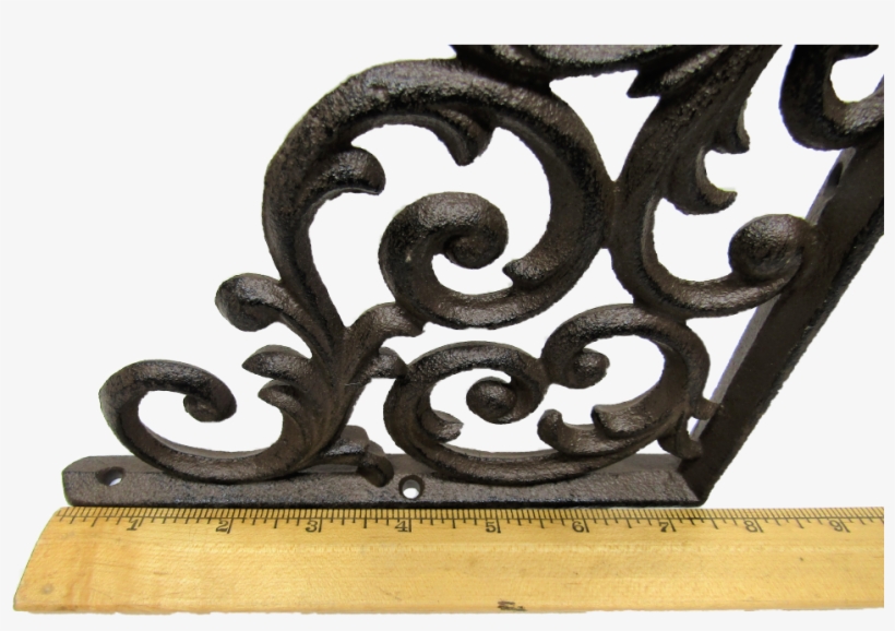 5 Of 6 New Set 4 Antique-style Cast Iron Rustic Fancy - Carving, transparent png download