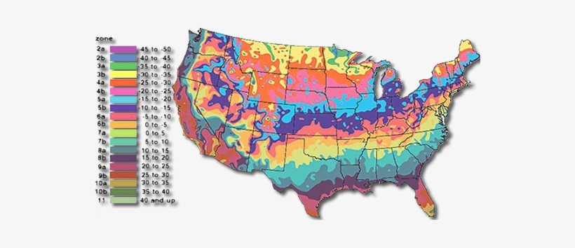 Planting Zones - 2-8 - Map Sierra Vista Arizona, transparent png download