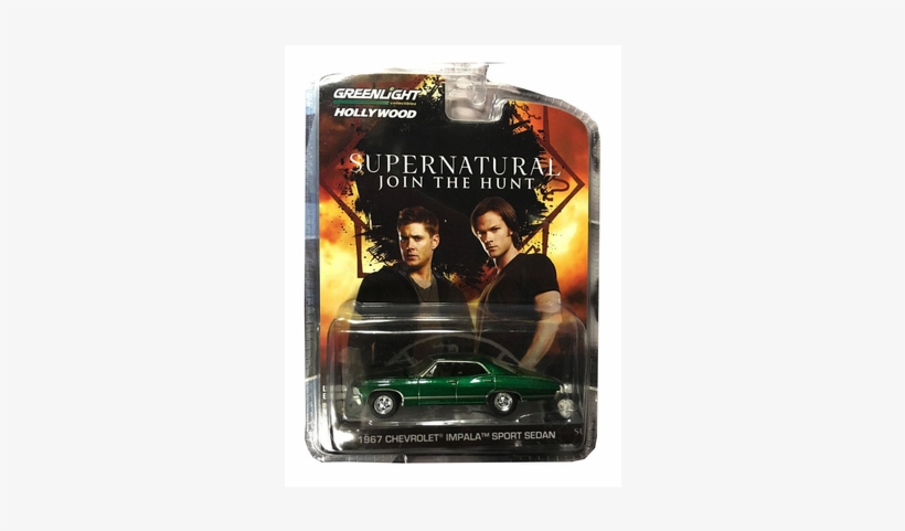 Supernatural Diecast Model 1/64 1967 Chevrolet Impala - Greenlight Hollywood Supernatural Join The Hunt Diecast, transparent png download
