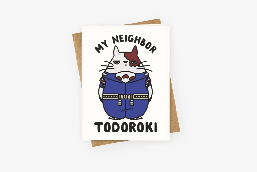 My Neighbor Todoroki Greeting Card - My Neighbor Todoroki, transparent png download