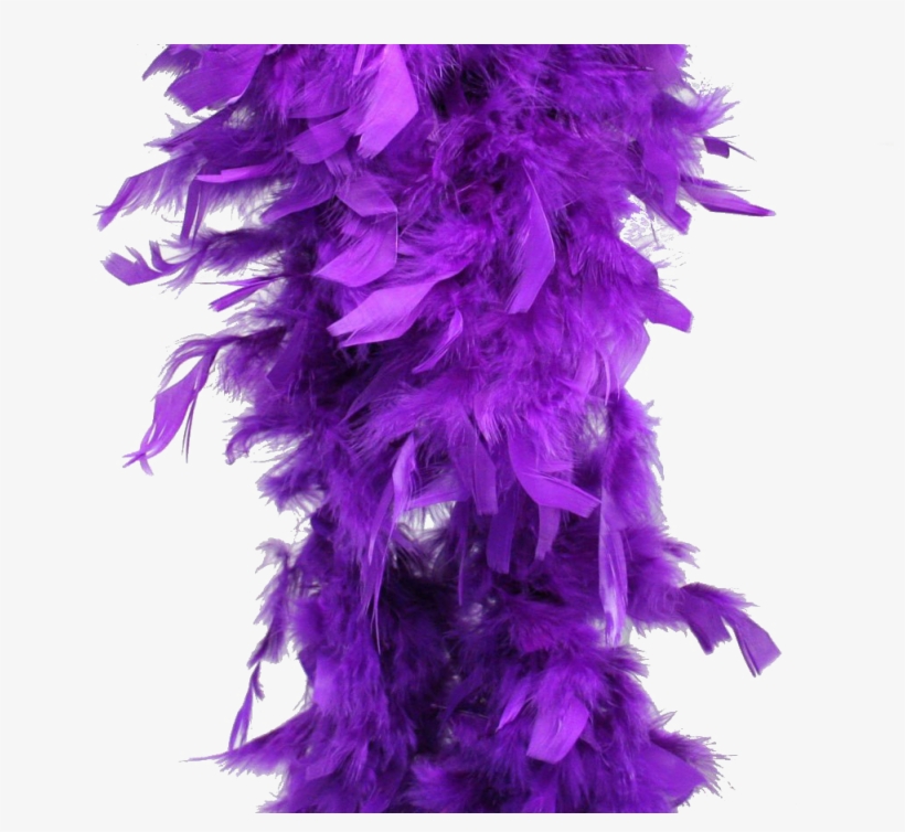 Feather Boa Transparent - Rhode Island Novelty Purple Feather Boa, transparent png download