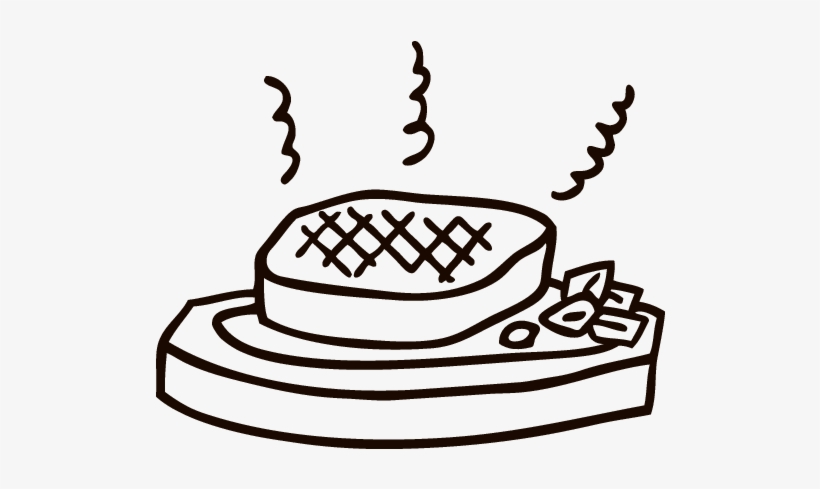 Dibujos De Carne Asada Para Colorear, transparent png download