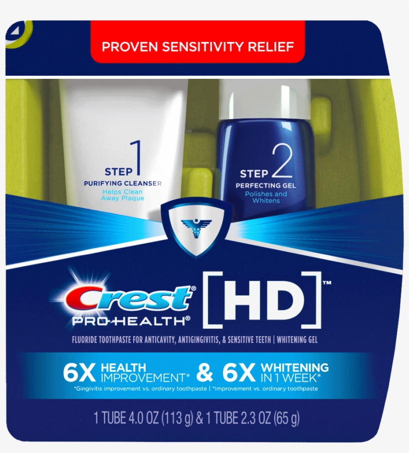 Crest Pro Health Hd Daily Two Step Toothpaste System, transparent png download