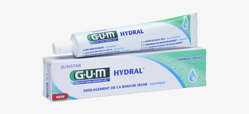6020fdgb Gum Hydral Toothpaste Box Tube - Gum Hydral Gel, transparent png download