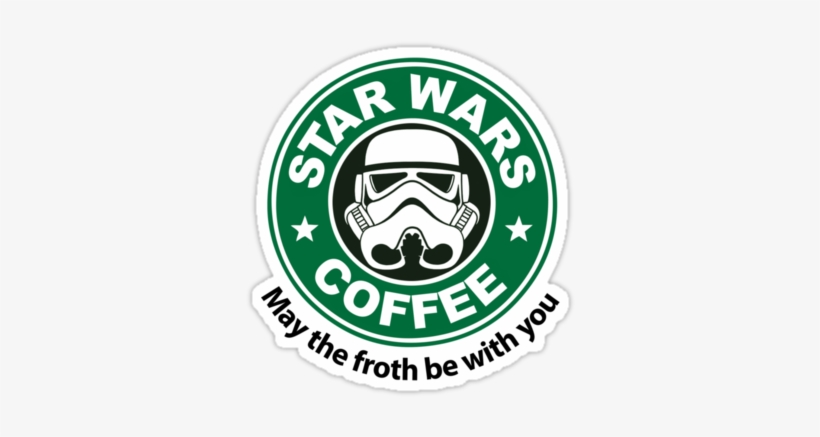 New Star Wars - May The Froth Be With You - Star Wars Coffee - Square, transparent png download
