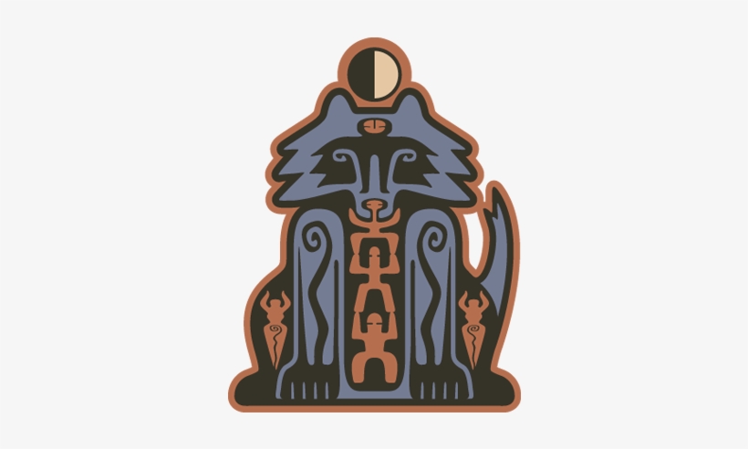 Wolf Animal Totem Totem Pole Totems, Animal Totems - Wolf Animal Totem, transparent png download