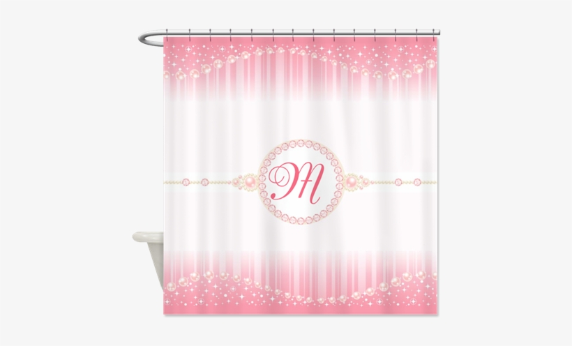 Pink Bling Princess Shower Curtain On Cafepress - Falling Down In Shower, transparent png download