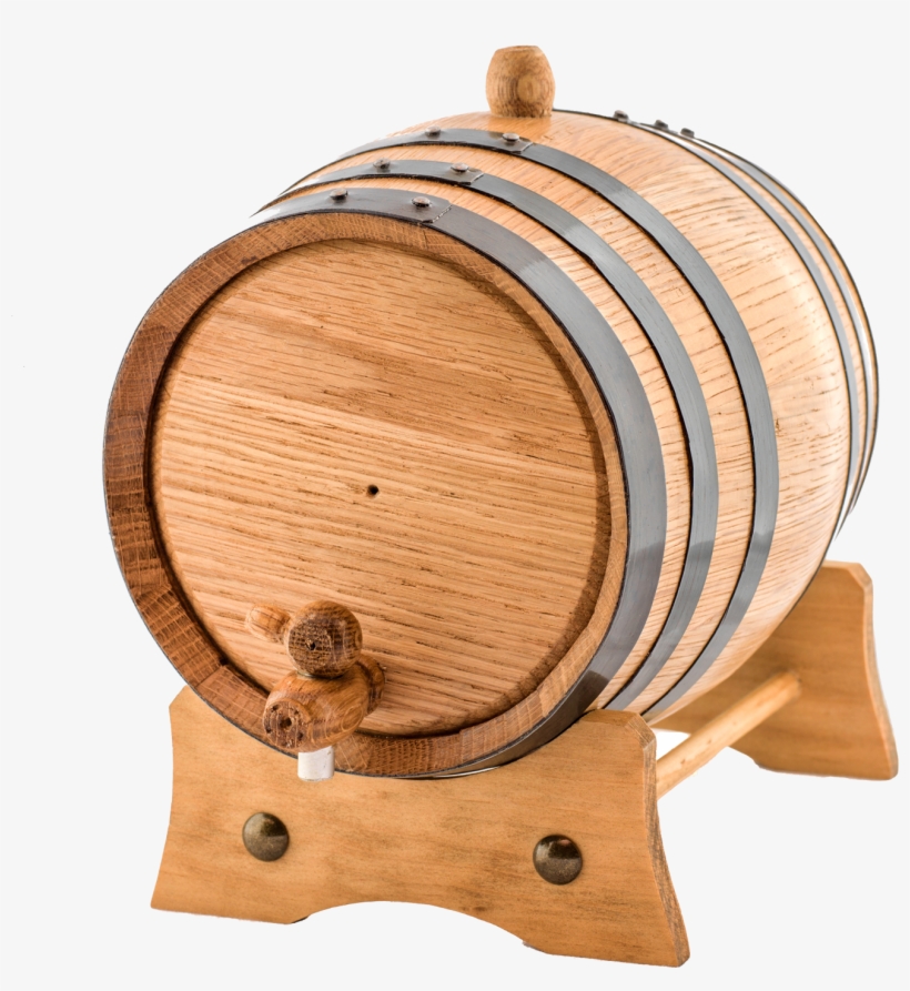 3 Liters American White Oak Wood Aging Barrels - Oak, transparent png download