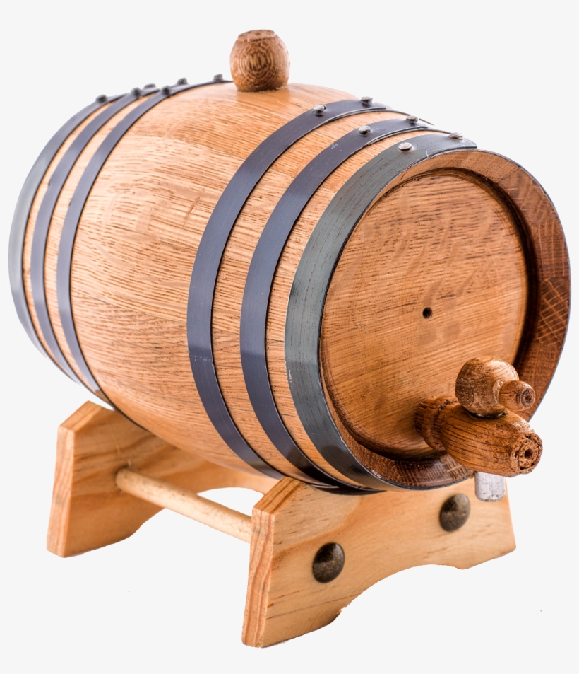 1 Liter American White Oak Wood Aging Barrels - Barril De Tequila, transparent png download