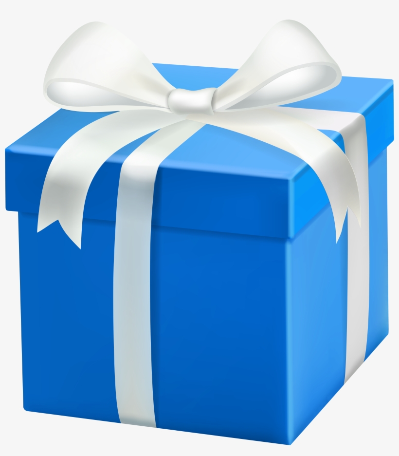 Purple And White Gift, transparent png download