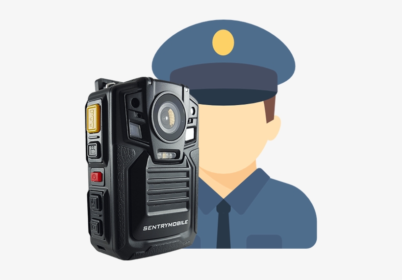 Police Cameras - Sentry360 S360-bw-gw35 2mp Body-worn Camera, Ptt Support,, transparent png download