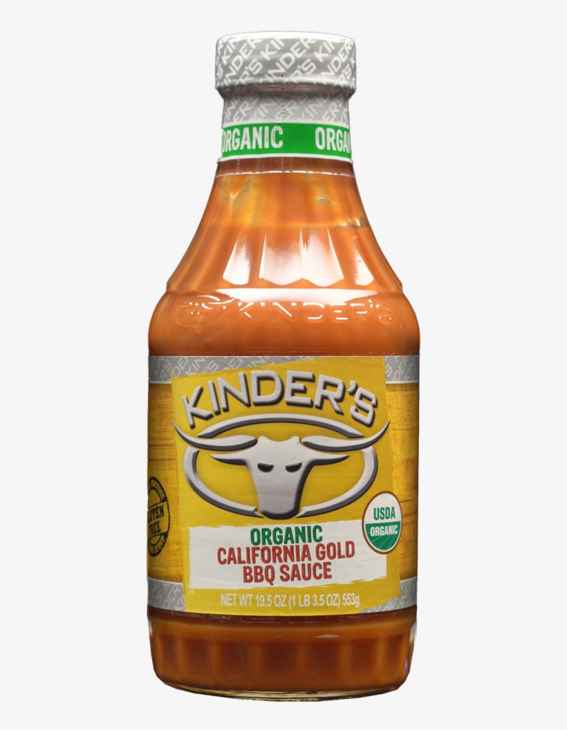 Kinder's Organic California Gold Bbq Sauce - Kinder's Organic Bbq Sauce, California Gold - 19 Oz, transparent png download