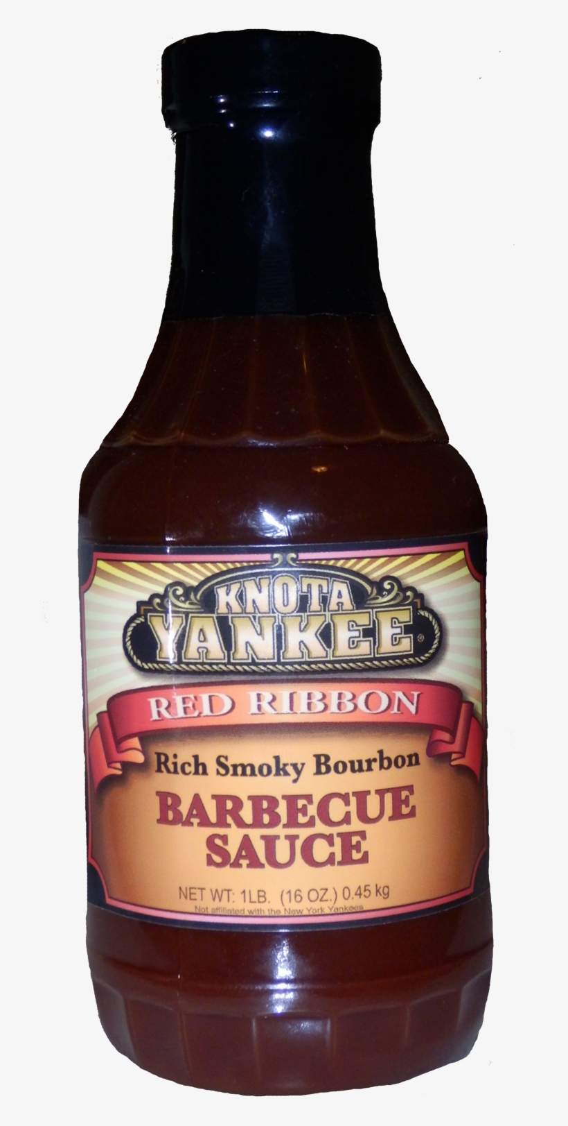 One Bottle Of Rich Smoky Bourbon Bbq Sauce - Bottle Of Bbq Sauce, transparent png download