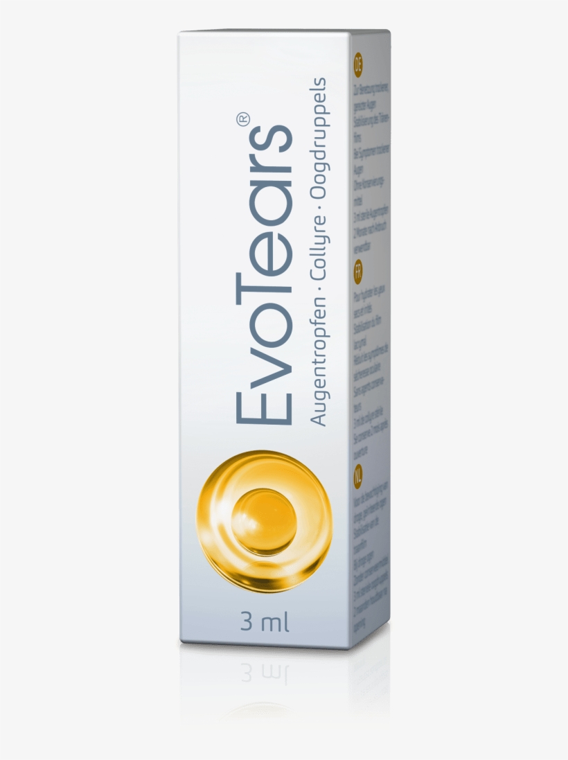 Evotears® Augentropfen Packshot - Evotears 3 Ml Ursapharm, transparent png download