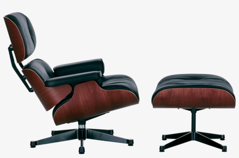 Eames Lounge Chair And Ottoman Furniture Films - Eames Lounge Chair Transparent, transparent png download