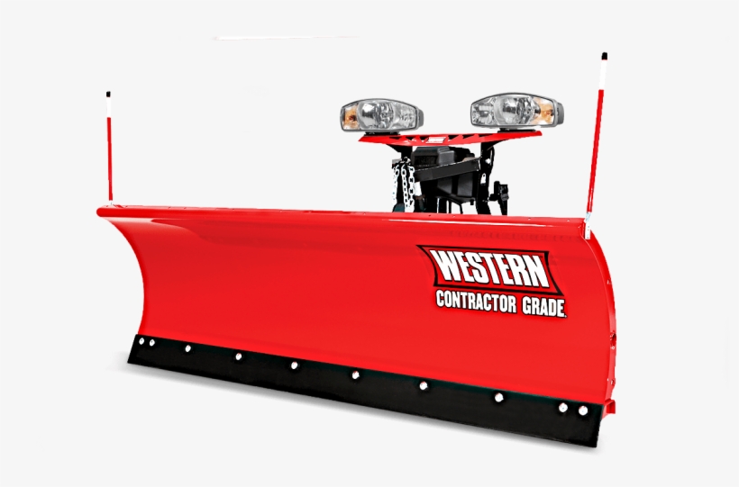 Straight Blade Snowplow - Western Pro Plus Snow Plow, transparent png download