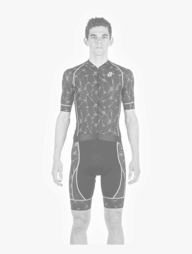 Mens Size Guide Model - Paname Brothers Breta Black Bermuda Short, transparent png download