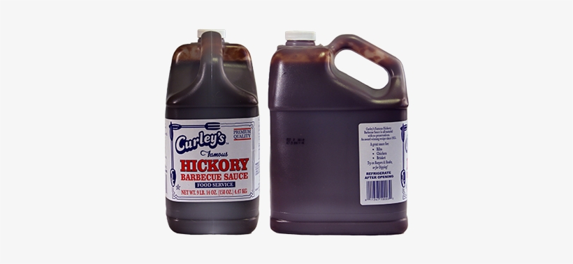 Curley's Famous Original Hickory Barbecue Sauce For - Curley's Famous Hickory Barbecue Bbq Sauce 20 Oz Curleys, transparent png download