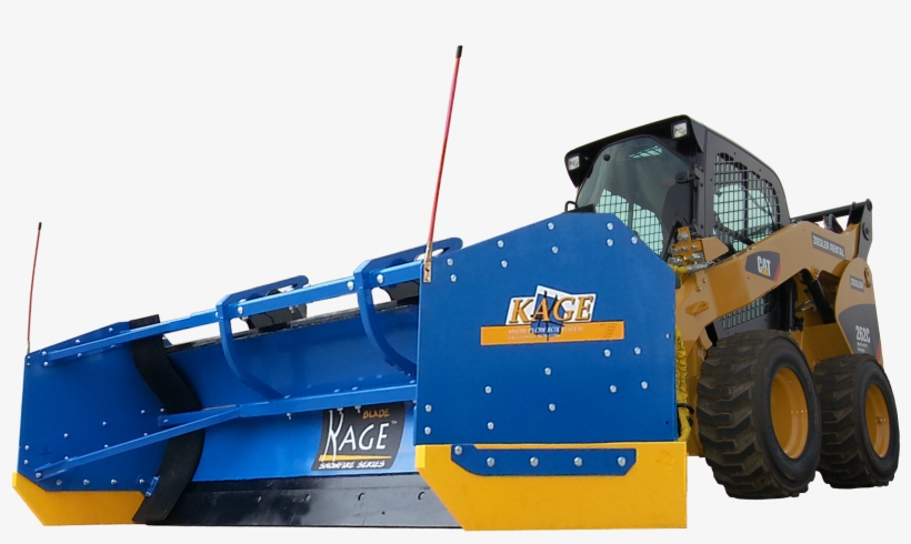 Snowfire Box Snow Plow System Kage Innovations - Skid-steer Loader, transparent png download