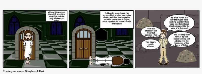 The Fall Of The House Of Usher 2 - Cartoon, transparent png download